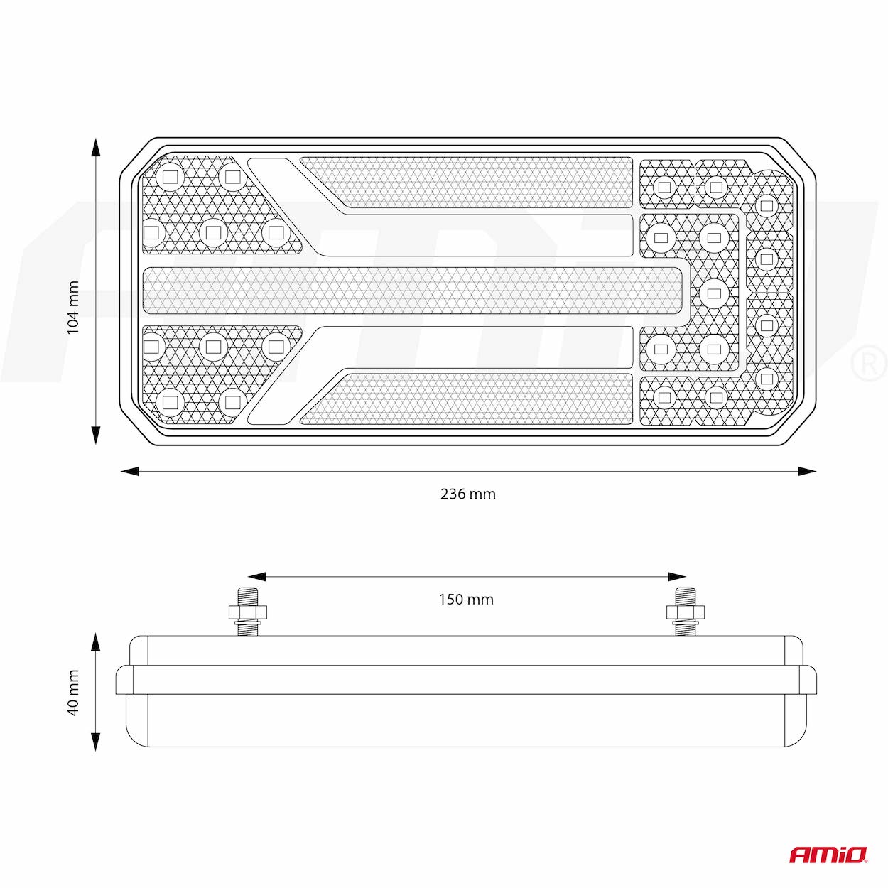 Lampa tylna zespolona LED RCL-01-L dynamiczna lewa — ujęcie 14