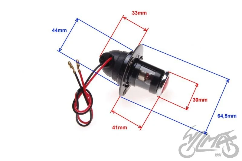 Lampa tylna w wariancie Lucas Weteran Mini — AL6135 — ujęcie 2