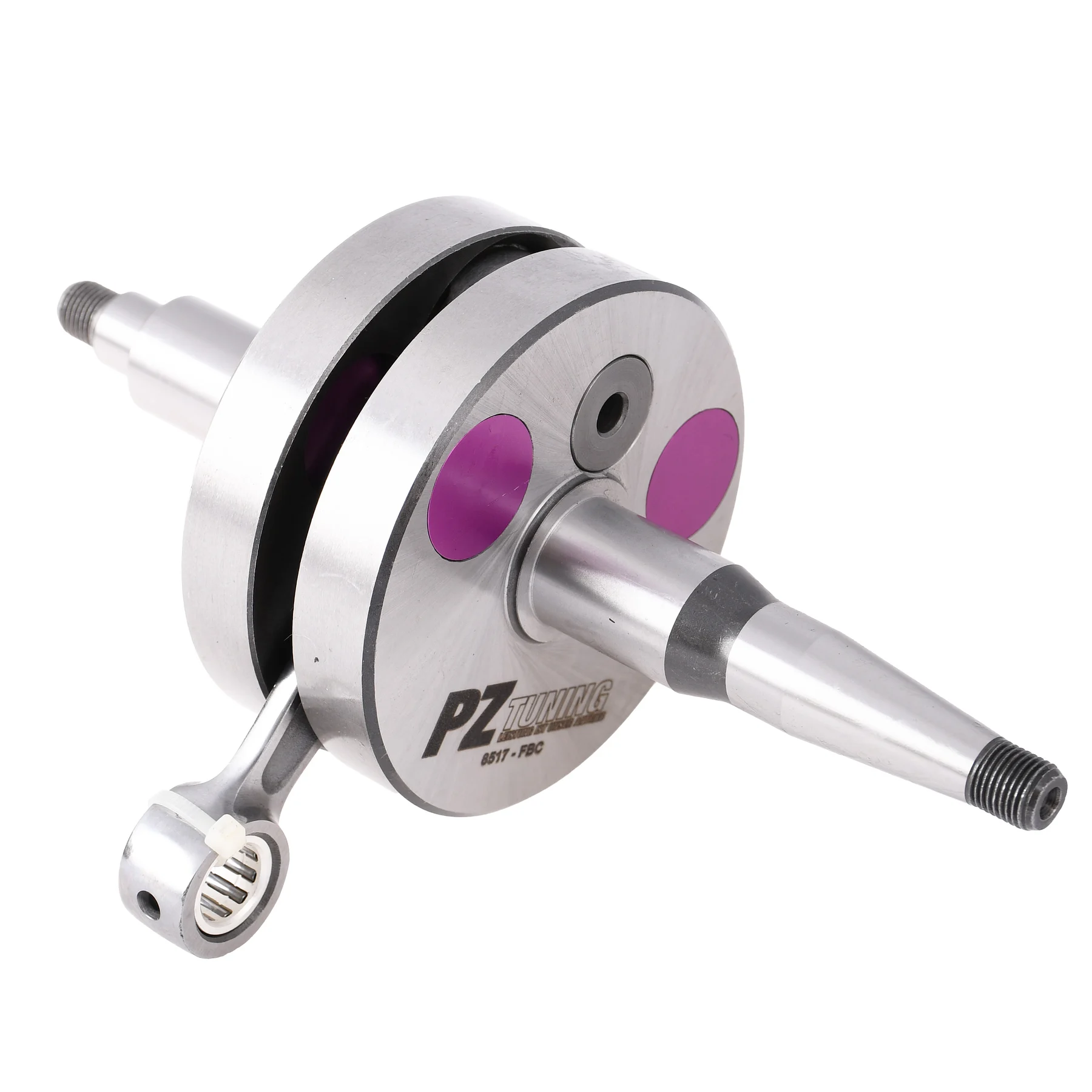 Wał korbowy PZ-Tuning kuty Simson S51 / S70 — skok 44 mm, korbowód 85 mm — ujęcie 2