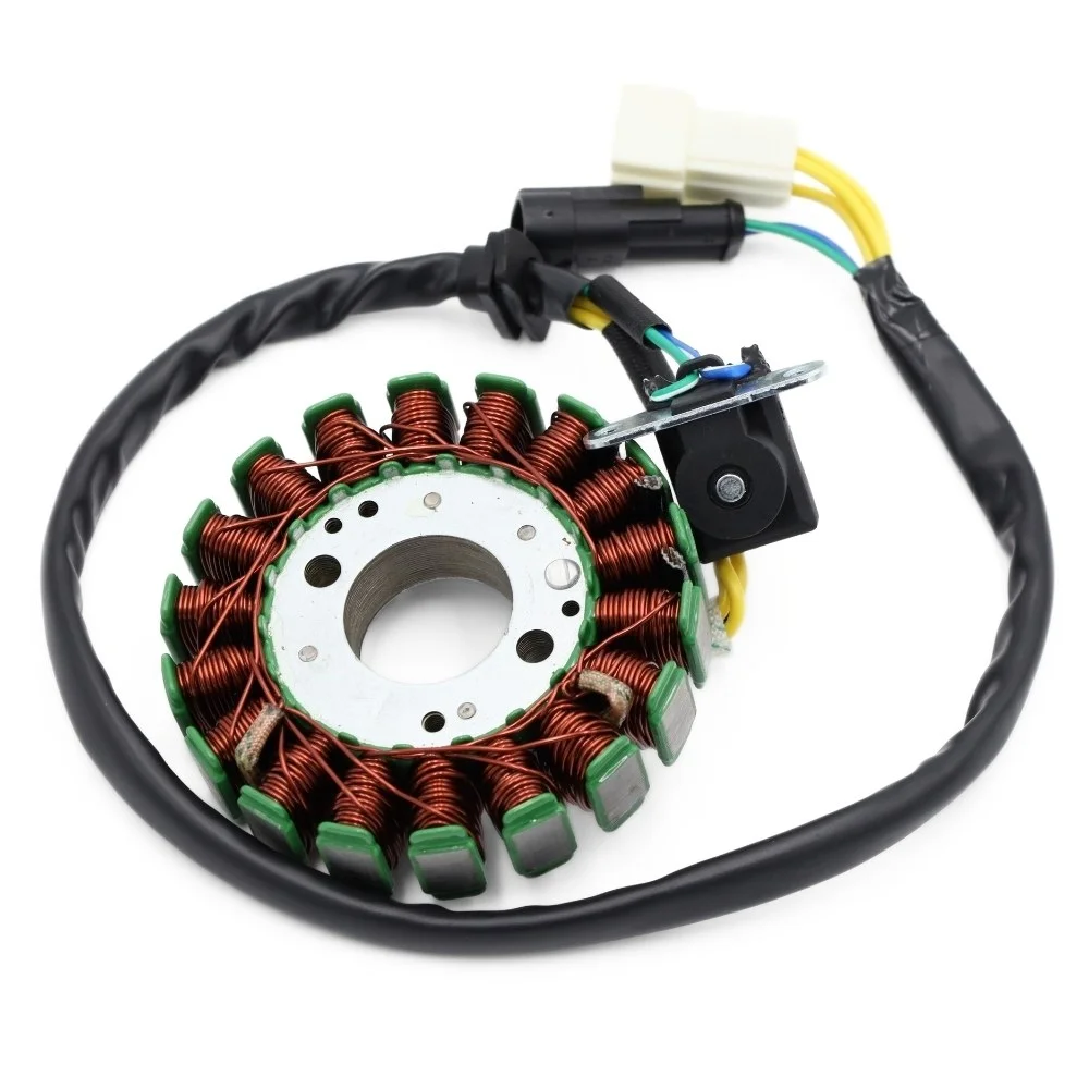 Junak Classico 125 iskrownik (alternator) kpl. (18 cewek) (2x kostka 2/3 piny) (śr.zew.93 mm, gr.23,5 mm) — ujęcie 2