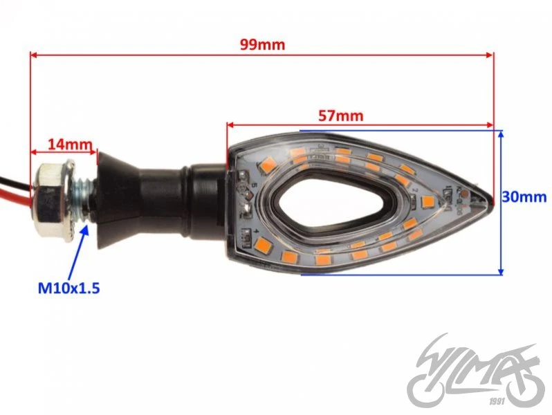 Kierunkowskazy LED AM1476 — komplet — ujęcie 2