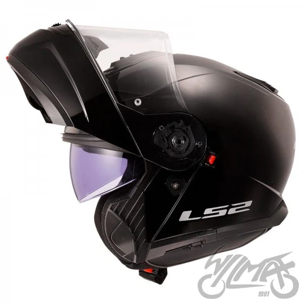 Kask szczękowy LS2 FF908 Strobe II Solid Matt Black — M — ujęcie 3