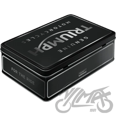 Puszka płaska Triumph parts silver 30771 — ujęcie 2