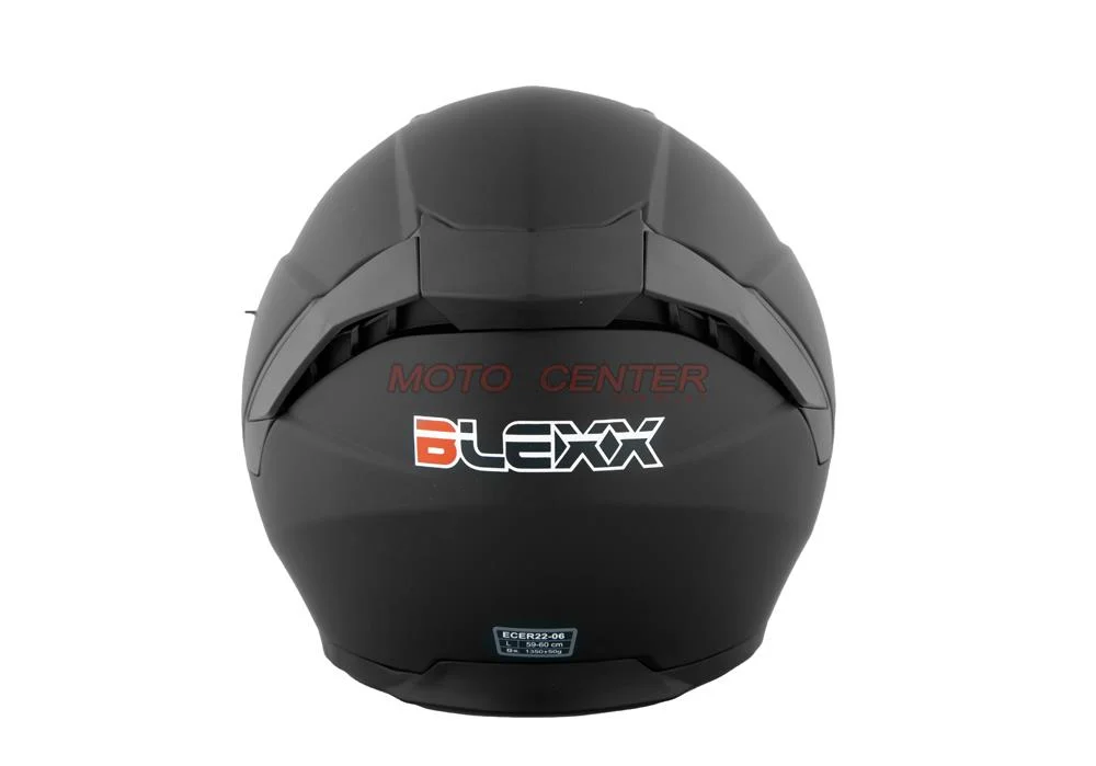 Kask motocyklowy otwarty z blendą BLEXX YA-620 czarny mat XL ECER22.06 — ujęcie 4