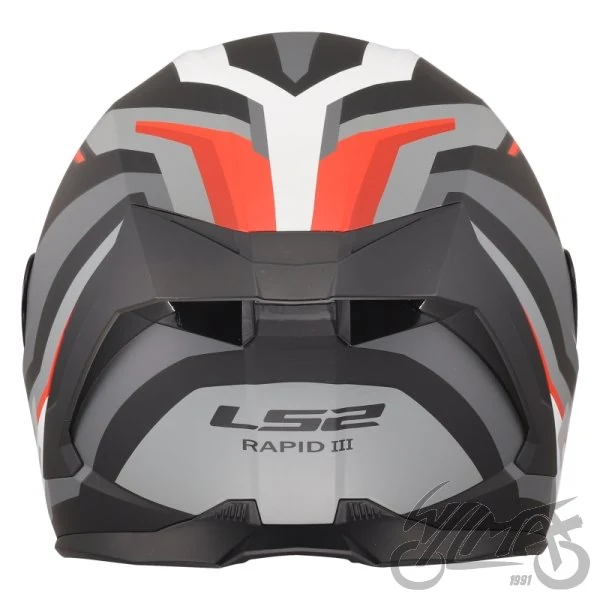 Kask LS2 FF820 Rapid III Hyper Black Red — XXL — ujęcie 2