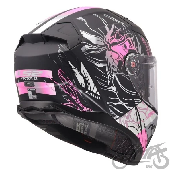 Kask LS2 FF811 Vector II Darflo Black Pink — rozmiar S — ujęcie 4