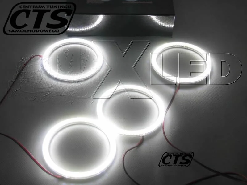 Ringi SMD LED BMW E46 2D COUPE SOCZEWKOWE MaxLed 4szt. — ujęcie 4