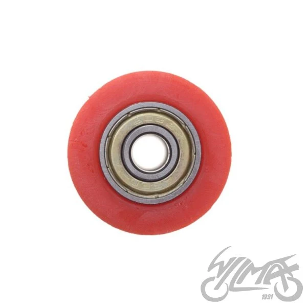 Rolka prowadząca łańcucha 22 mm — otwór 8 mm, czerwona, AW567781 — ujęcie 2