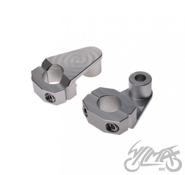 Podwyższenie kierownicy 28,5 / 28,5 mm o 60 mm, srebrne — AW5137B — ujęcie 3