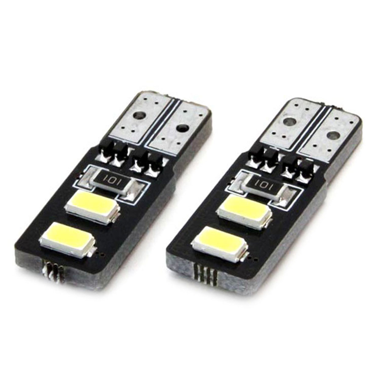 Żarówki LED CANBUS 4SMD 5730 T10 W5W White — ujęcie 4