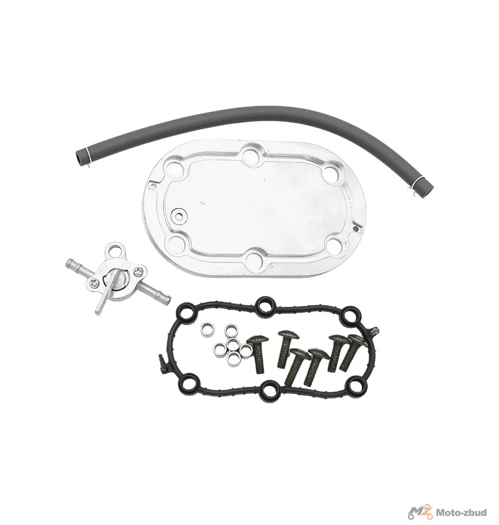 Junak 901/901F/901X/901 SPORT/122/122F/122 sport zbiornik paliwa jasno bordowy (bez nalepek) (miernik 4 śruby) (adapter pompy paliwa na kranik paliwa) — ujęcie 6
