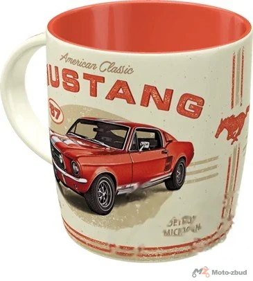 Kubek Ford mustang GT 1967 red 43076