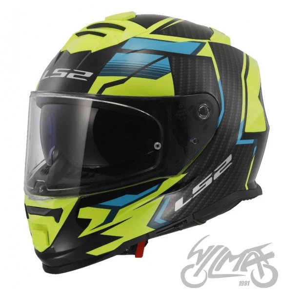 Kask LS2 FF800 Storm II Tracker Bl. H-V Yel — rozmiar L — ujęcie 1