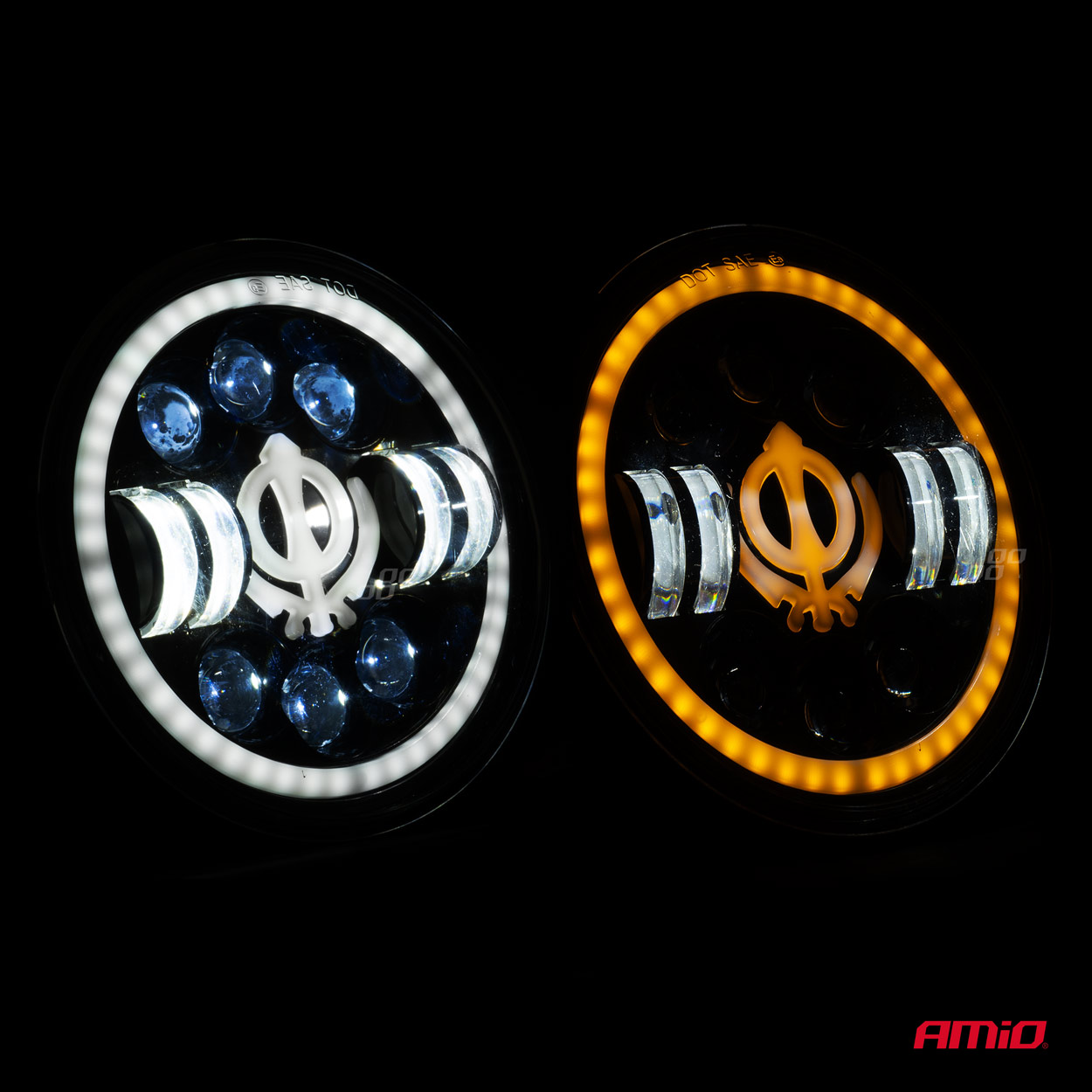 Lampa robocza LED GHOST duch dodatkowa ozdobna 12 V 24 V — ujęcie 4