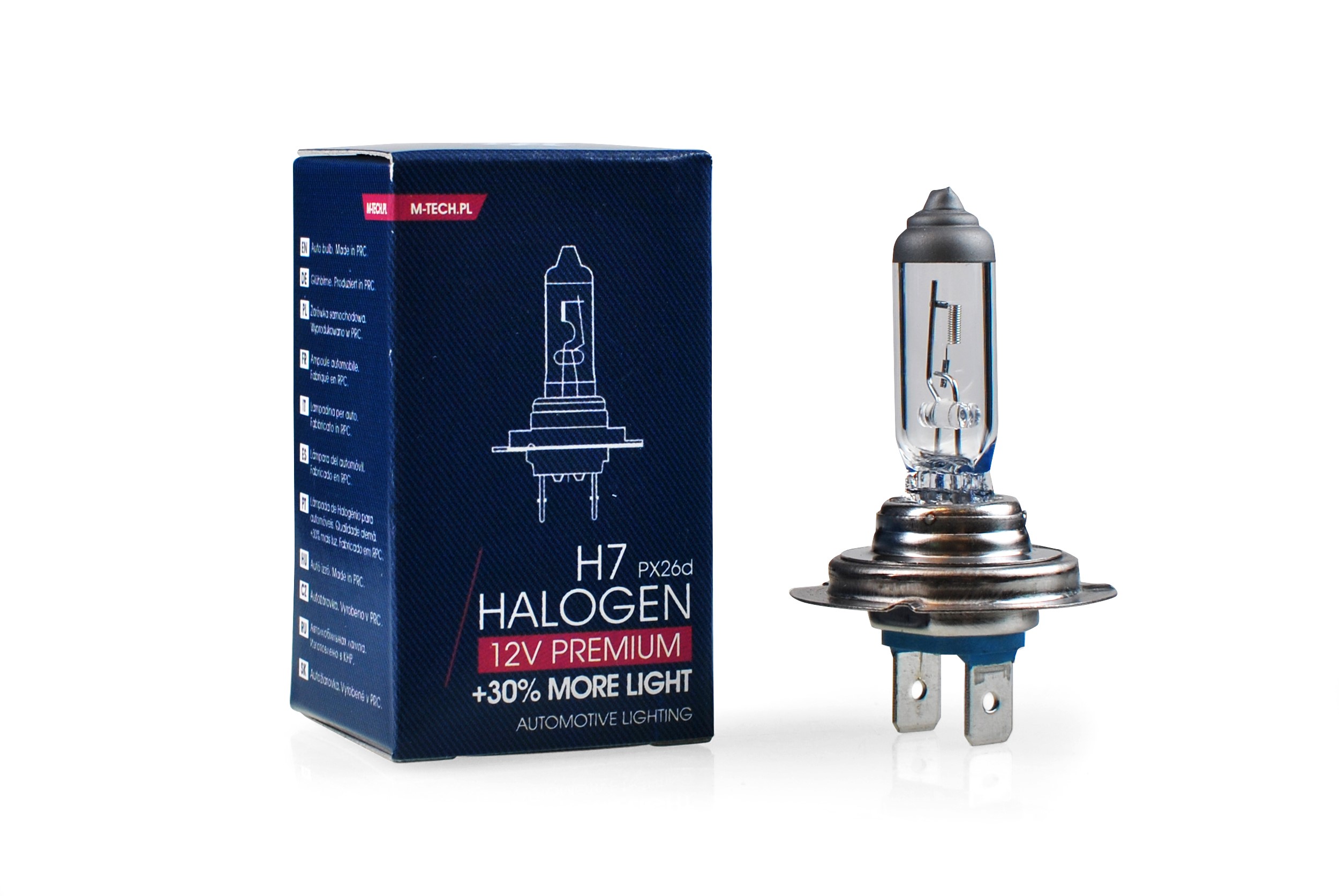 Żarówka halogenowa H7 12 V 55 W Premium M-Tech Z107 — ujęcie 3