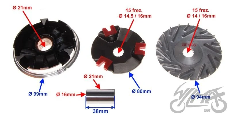 Wariator 2T Longjia QT-4,QT-k tuning 2T — ujęcie 2