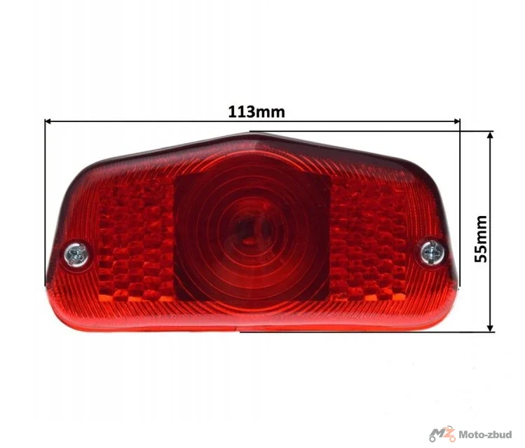 Lampa tylna z metalową obudową i podświetleniem tablicy — AL6041 — ujęcie 2