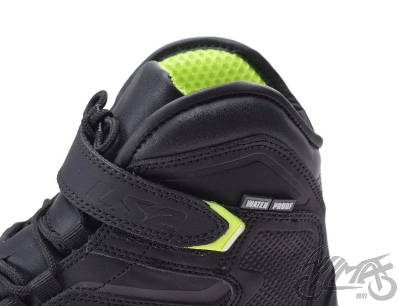 Buty motocyklowe damskie LS2 Garra WP — czarno-żółte fluo, rozmiar 36 — ujęcie 5