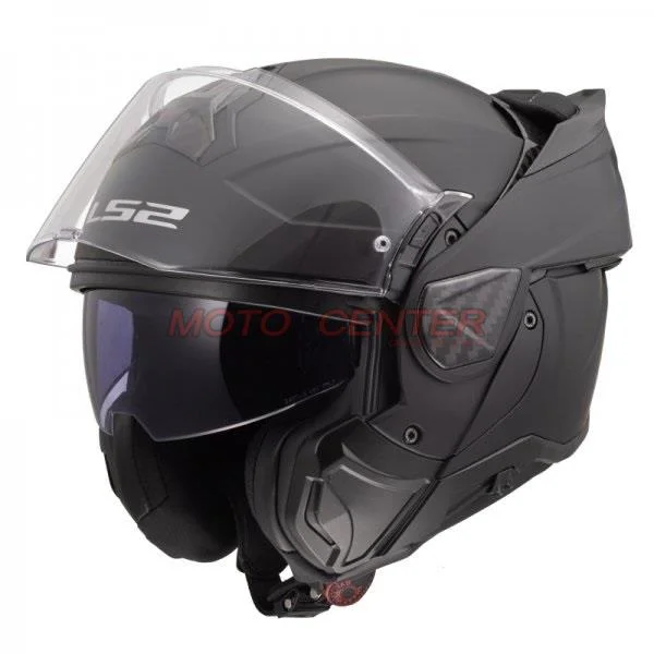 Kask motocyklowy szczękowy LS2 FF910 ADVANT II Solid Black mat L — ujęcie 1