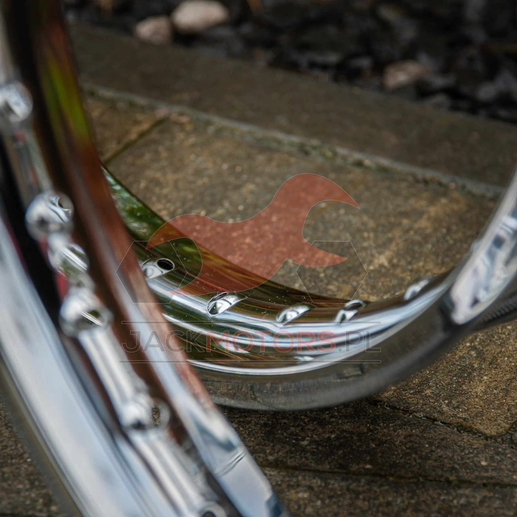 Obręcz koła Romet Komar 19" stalowa chrom zaplot ORG DPR Classic — ujęcie 12