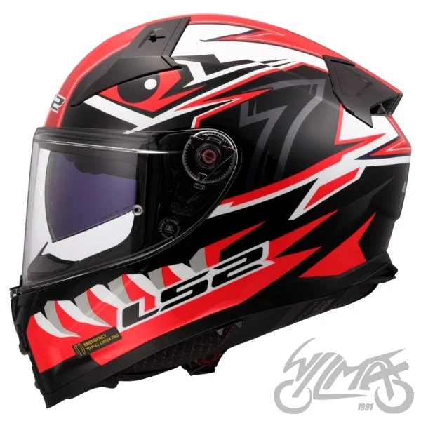 Kask LS2 FF811 Vector II buntri Black Red-06 — rozmiar M — ujęcie 2