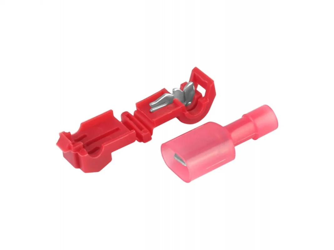 Szybkozłączki rozgałęźne typ-T czerwone 0.5-1.5 mm2 (5 szt.)
