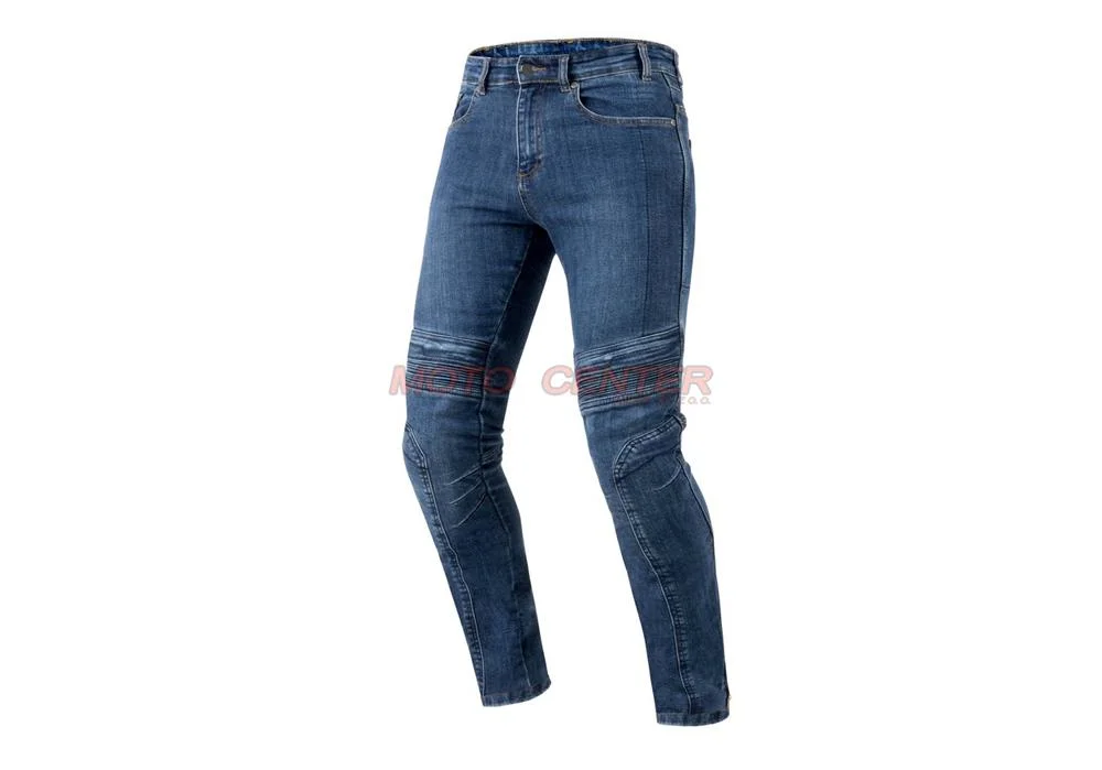 Spodnie motocyklowe Jeans Ozone Hornet II Whashed Blue W38L34 męskie — ujęcie 2