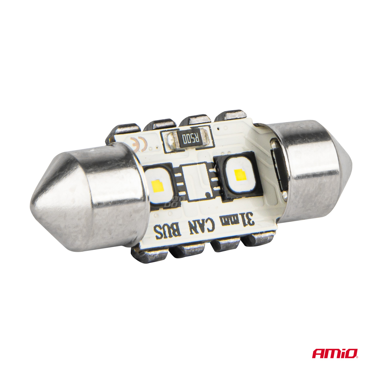 Żarówki LED CANBUS Festoon C5W 2SMD 3838 31 mm White 12 V 24 V — ujęcie 4