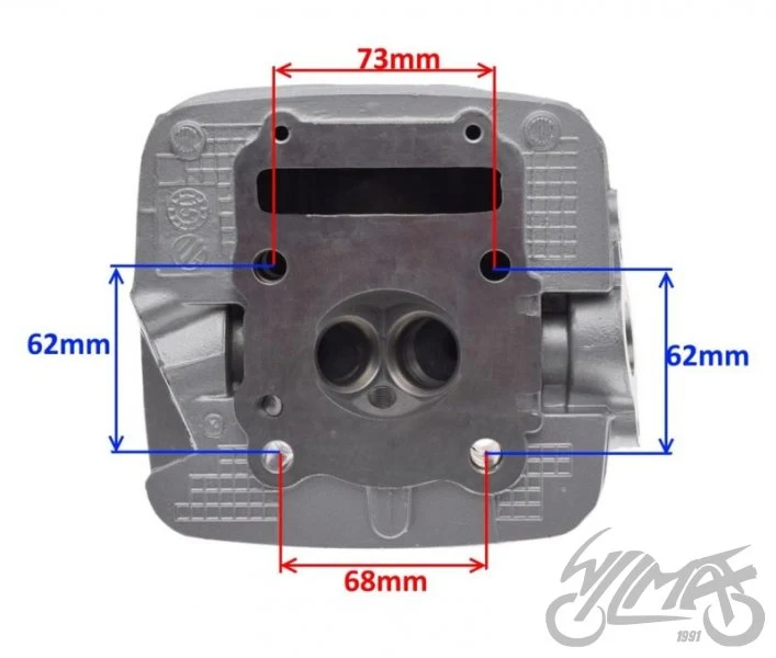 Głowica do Suzuki GN 125, wersja części B — SGN0040 — ujęcie 2