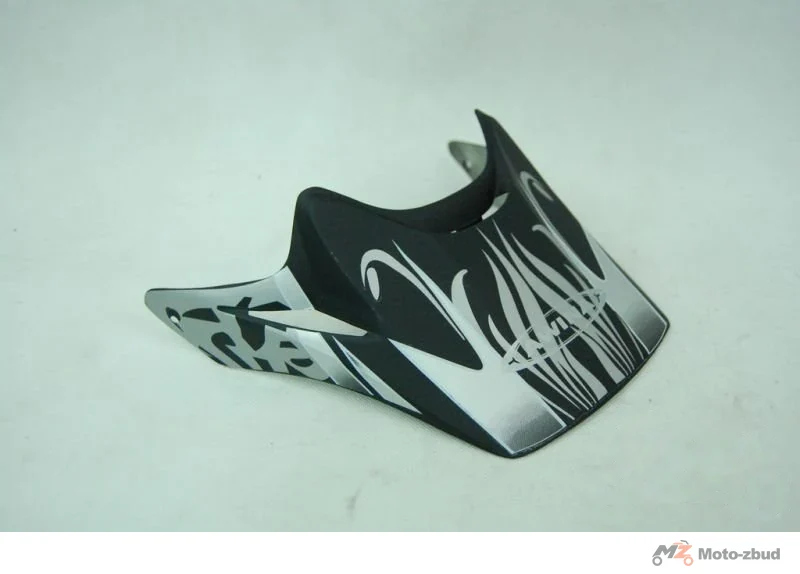 Daszek kasku mini enduro czarny mat AJ0421