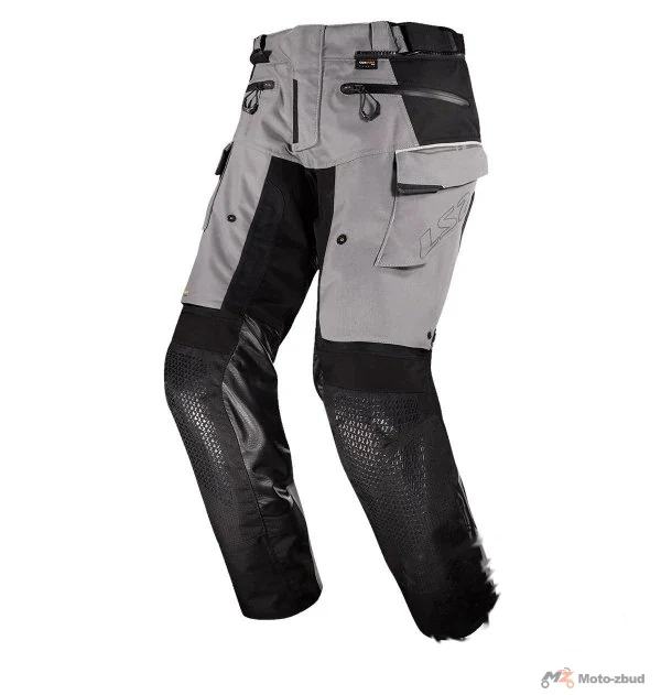 Spodnie motocyklowe LS2 Apollo męskie — czarny / ciemnoszary — rozmiar XXL