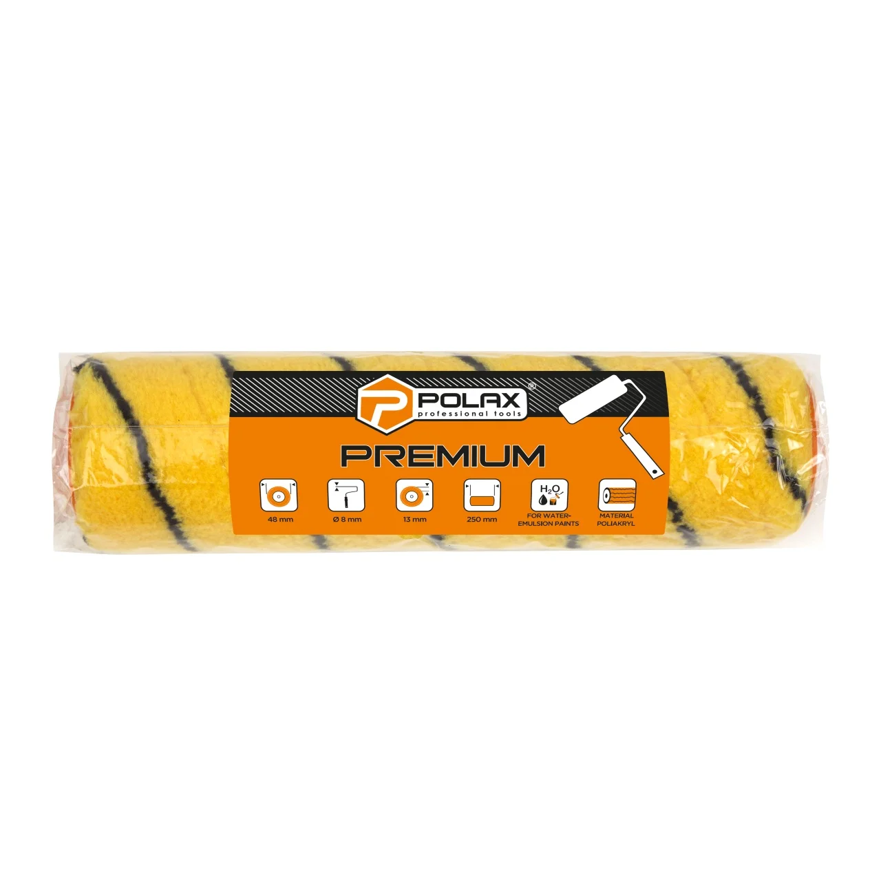 Wałek malarski PREMIUM (zapas) orange 25 x 4.8 cm Polax — ujęcie 3