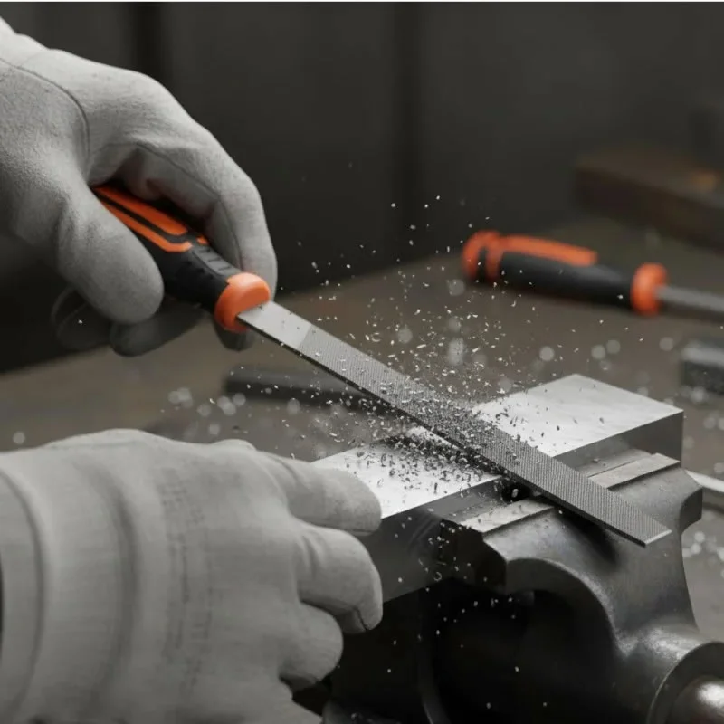 Pilnik do metalu płaski 200mm Polax — ujęcie 2