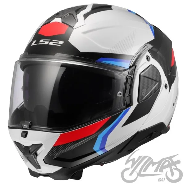 Kask LS2 FF910 advant II triple white blue red S — ujęcie 1