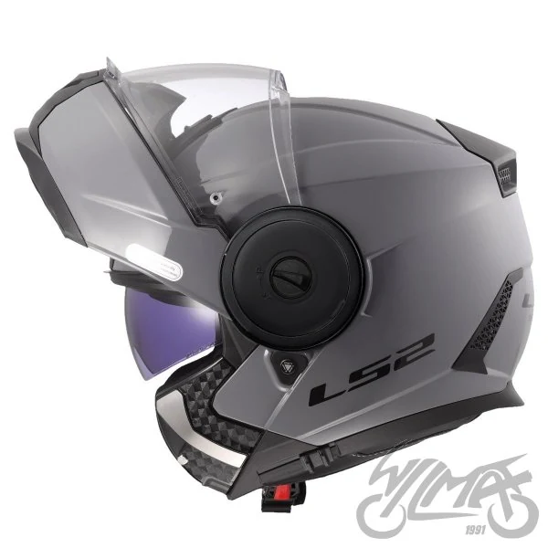 Kask szczękowy LS2 FF902 Scope II Nardo Grey — M z Pinlockiem — ujęcie 3