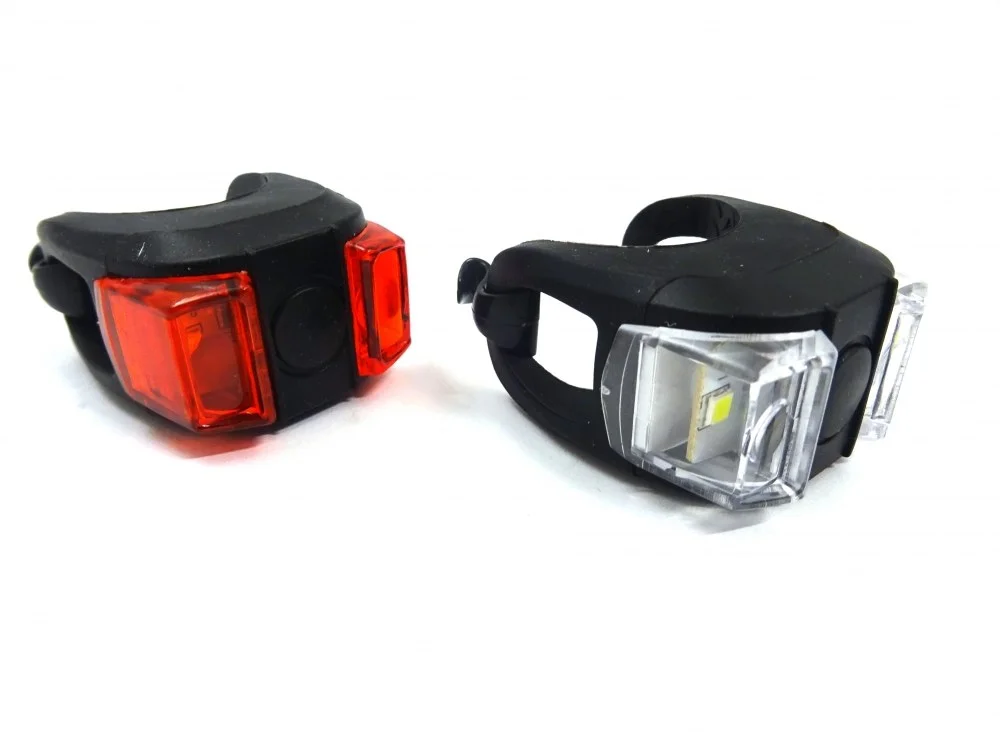 Lampa oświetlenie kpl. p+t diod. 3 funkc. silikonowe czarne super jasne diody (prostokąt) JY267-6