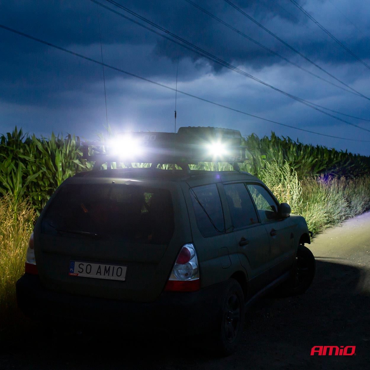 Lampa robocza LED szperacz AWL03 9 LED 12 V 24 V — ujęcie 2