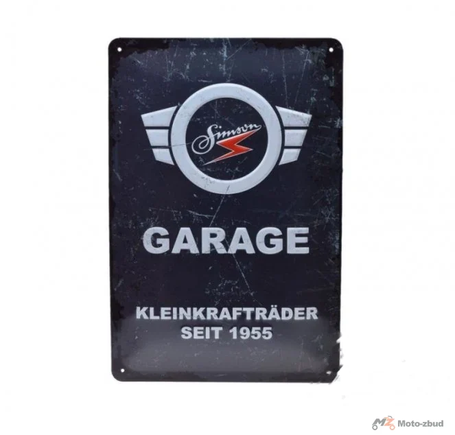 Tablica dekoracyjna Simson Garage — ciemna — AA24168