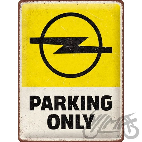 Tablica plakat 30 × 40 Opel parking only 23316 — ujęcie 1