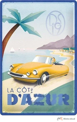 Tablica plakat 20 × 30 citroen da la cote 22364