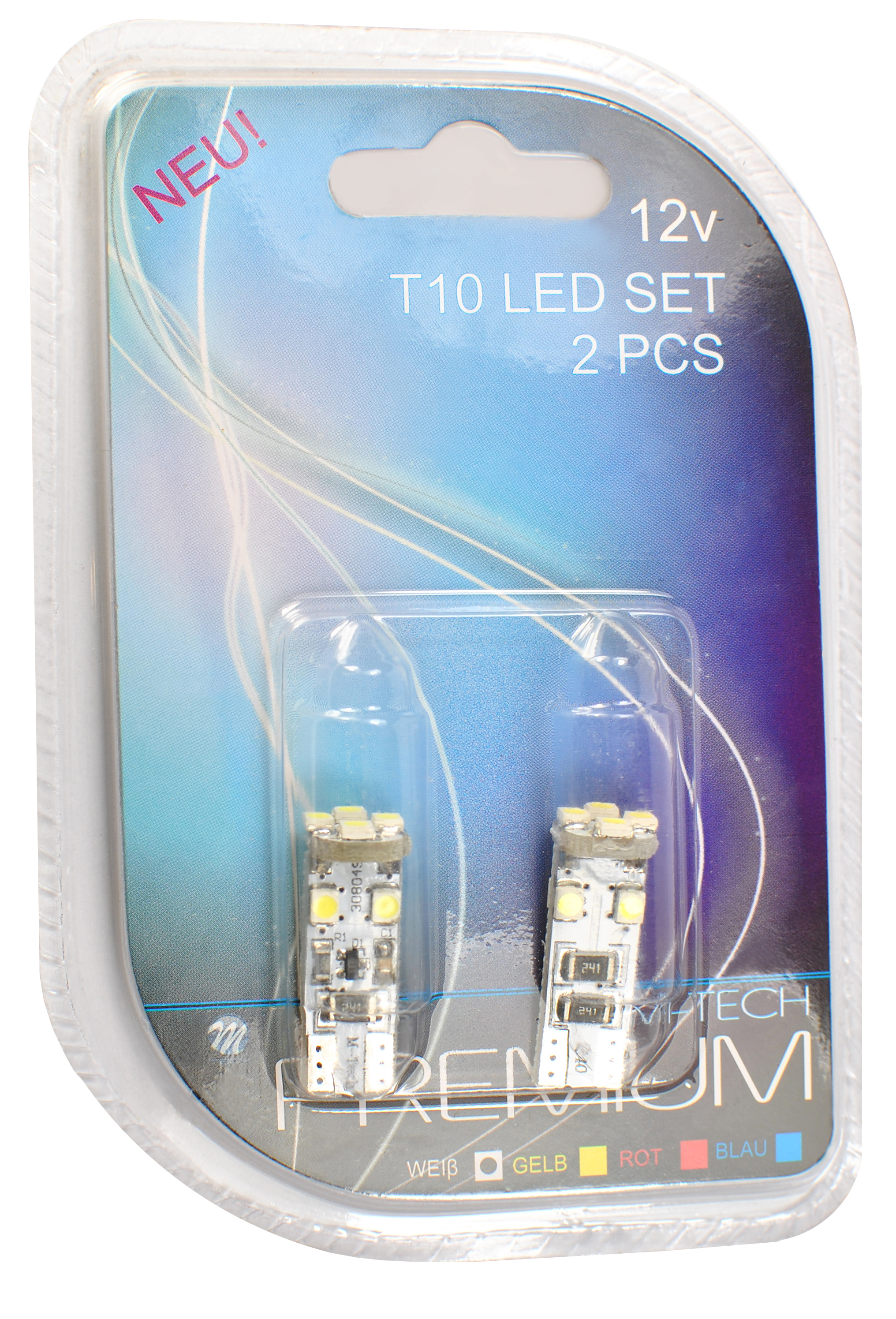 Żarówka LED W5W 5W12V 8SMD3528 CANB, 2 szt. M-Tech LB312W — ujęcie 2