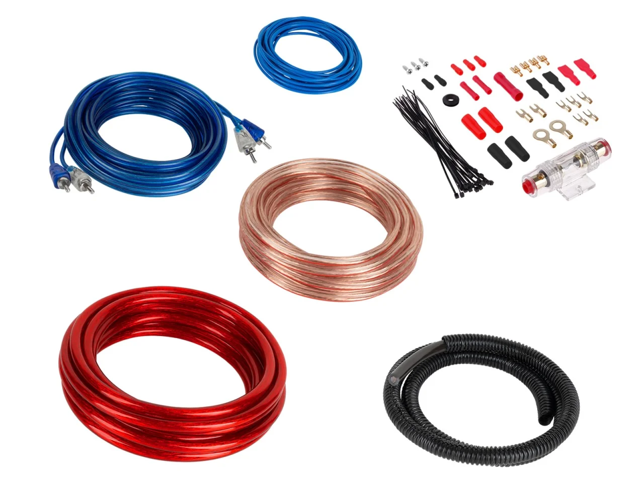 Zestaw kabli do montażu wzmacniaczy / car audio Kruger&Matz — ujęcie 2