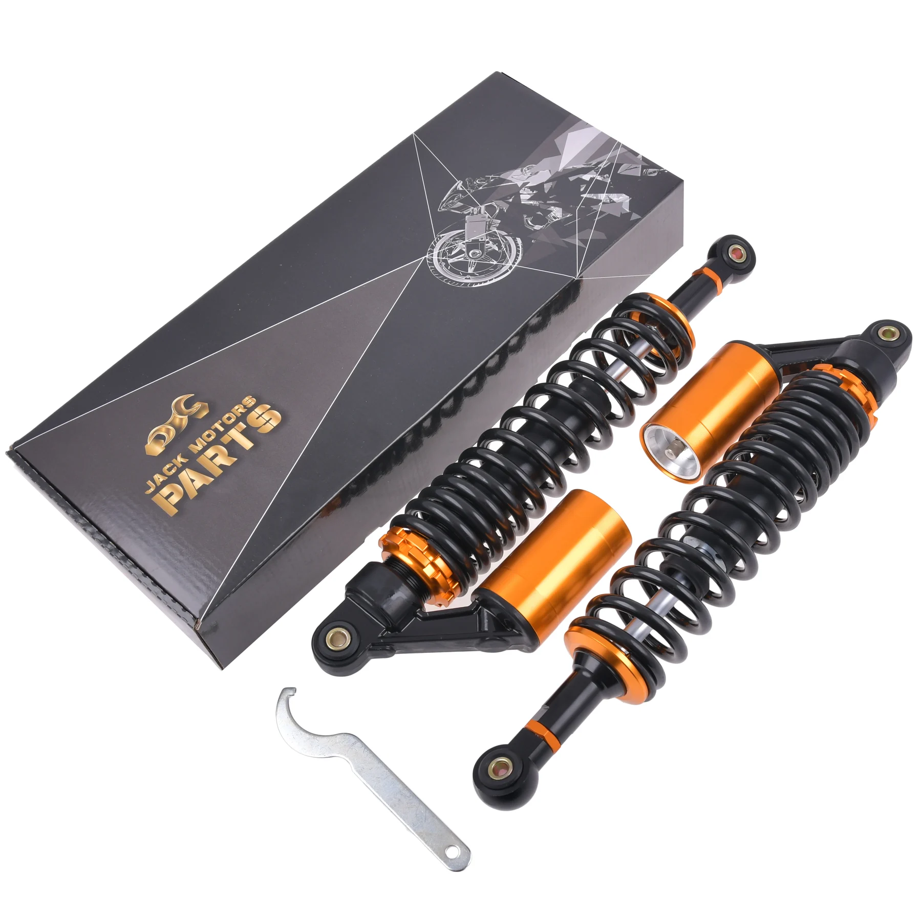 Amortyzatory Simson tył 380 mm gazowe czarno złote kpl. JMP version 2023 — ujęcie 2