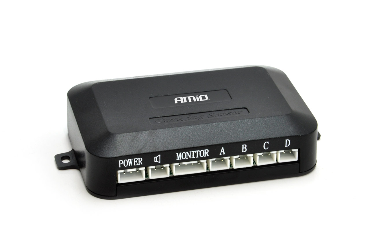 Zestaw czujników parkowania TFT01 4,3" z kamerą HD-308-LED 4 sensory czarne wewnętrzne — ujęcie 5