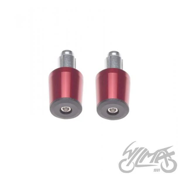Końcówki kierownicy czerwone — komplet AW56916BR — ujęcie 2