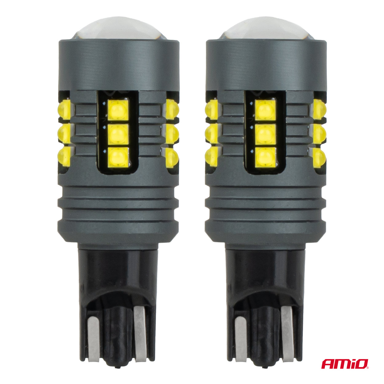 Żarówki LED STANDARD W16W T15 2525 18SMD białe 12 V 24 V — ujęcie 2