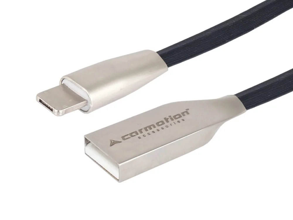 Kabel microUSB & iPhone Lighting 120cm czarny — ujęcie 3