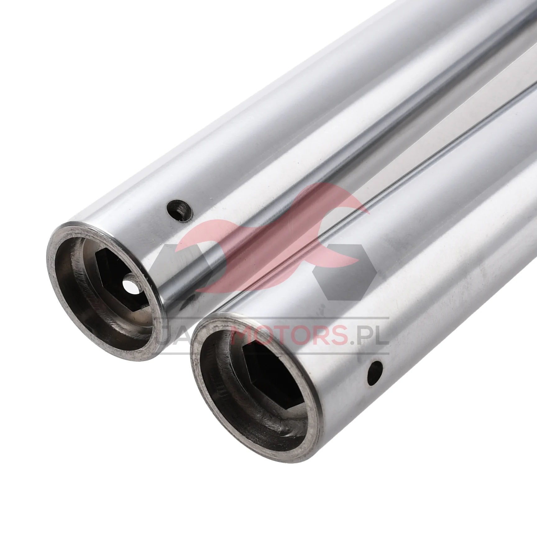 Amortyzatory teleskopy Simson S50 / S51 / S70 / S53 wersja krótka 3,4 mm aluminium CNC JMP — ujęcie 2