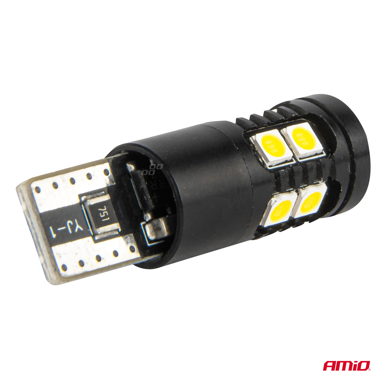 Żarówki LED CANBUS T10 W5W 13SMD 3030 White 12 V 24 V — ujęcie 3