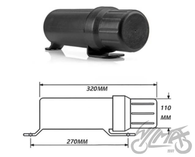 Narzędziówka tuba ATV motocykli 320 × 110 mm — ujęcie 2